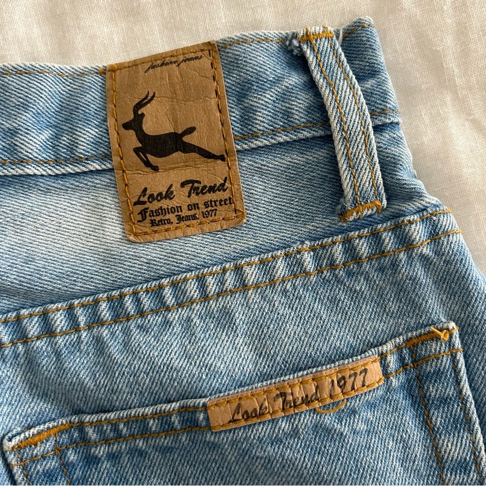 jean cutoff mini skirt - Picture 6 of 6